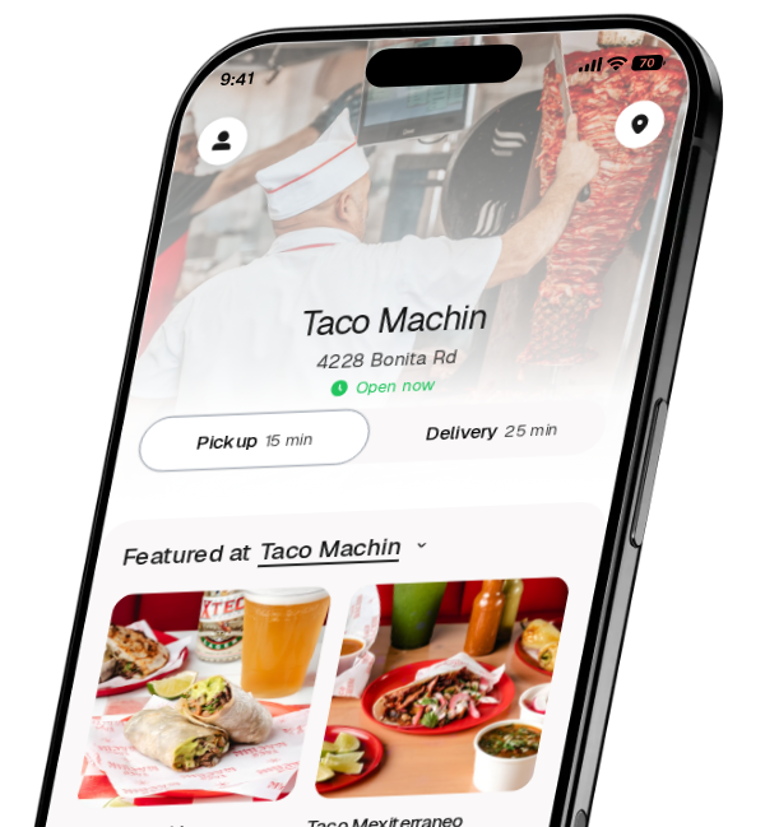 Taco Machin app preview