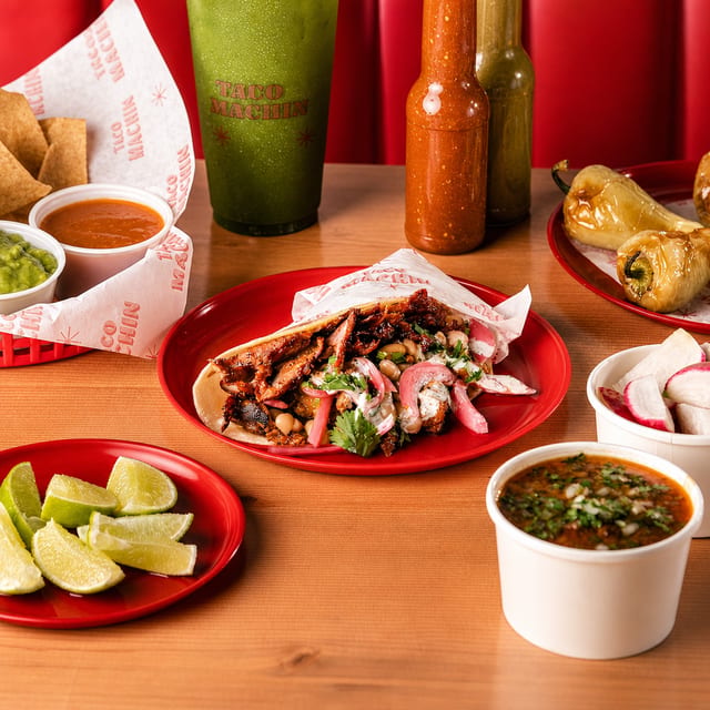 Taco Mexiterranean.
